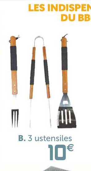 3 Ustensiles