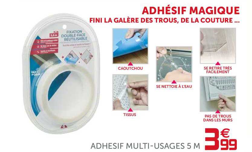 adhésif multi-usages 5 m