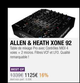 allen & heath xone 92