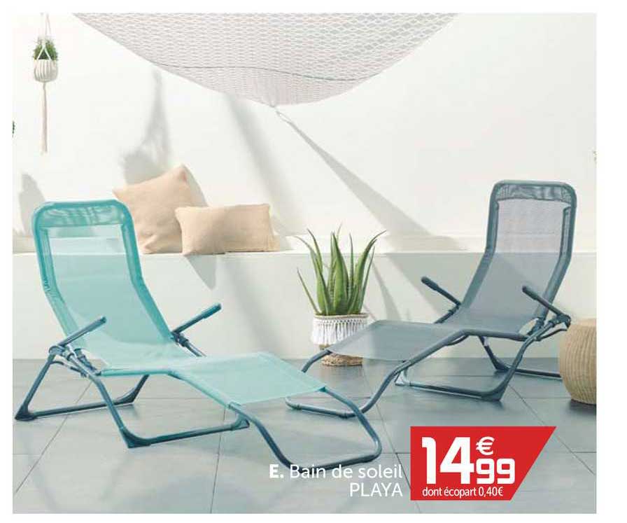 bain de soleil playa