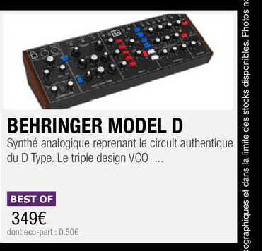 behringer model d