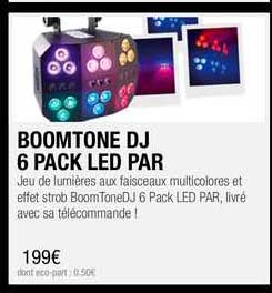 boomtone dj 6 pack led par