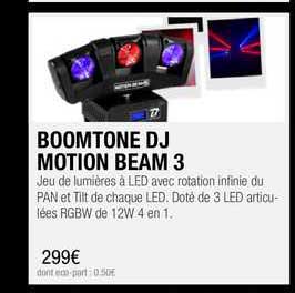 boomtone dj motion beam 3