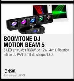 boomtone dj motion beam 5