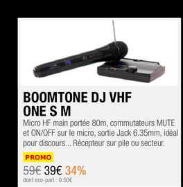 boomtone dj vhf one s m