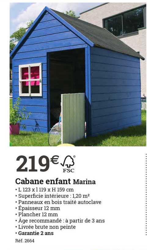 cabane enfant marina