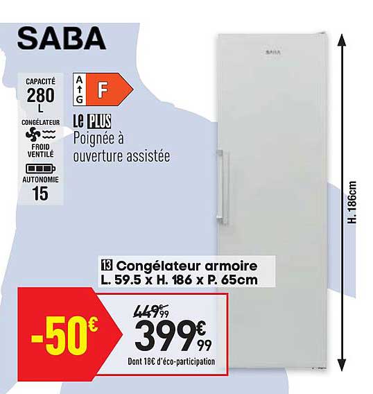 Congélateur Armoire Saba