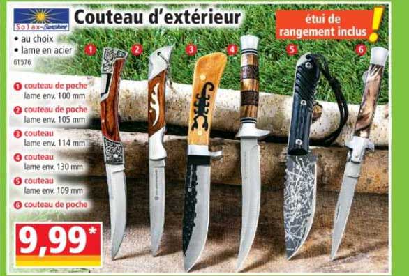 couteau d'extérieur