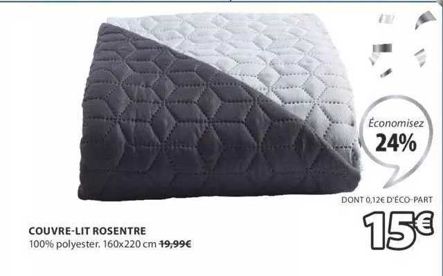 couvre-lit rosentre