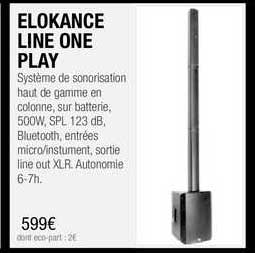 elokance line one play