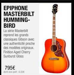 epiphone masterbilt hummingbird