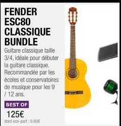 fender esc80 classique bundle