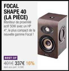 focal shape 40 (la pièce)