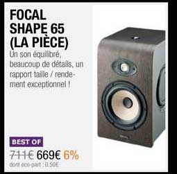 focal shape 65 (la pièce)