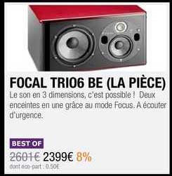 focal trio6 be (la pièce)