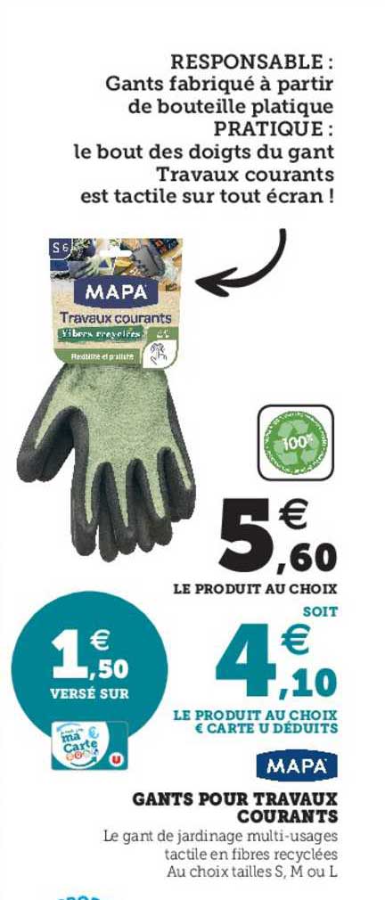 gants pour travaux courants mapa
