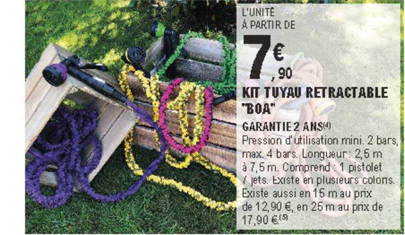 kit tuyau retractable "boa"