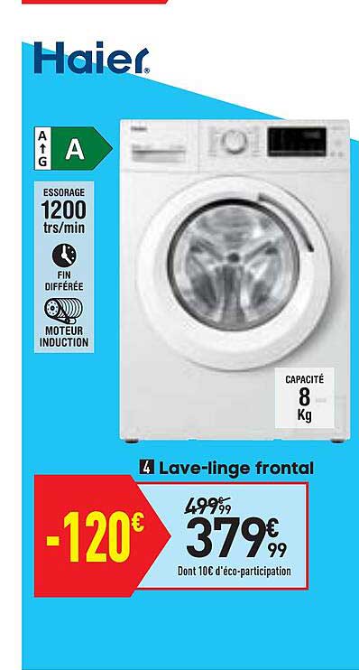 lave-linge frontal haier
