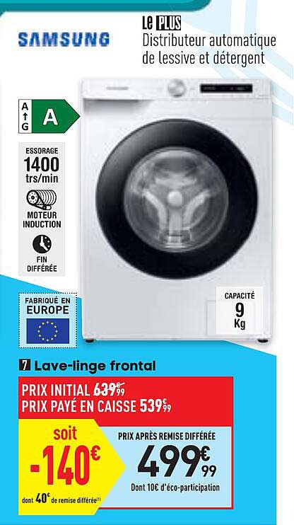Lave-linge Frontal Samsung