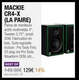 Mackie Cr4-x (la Paire)