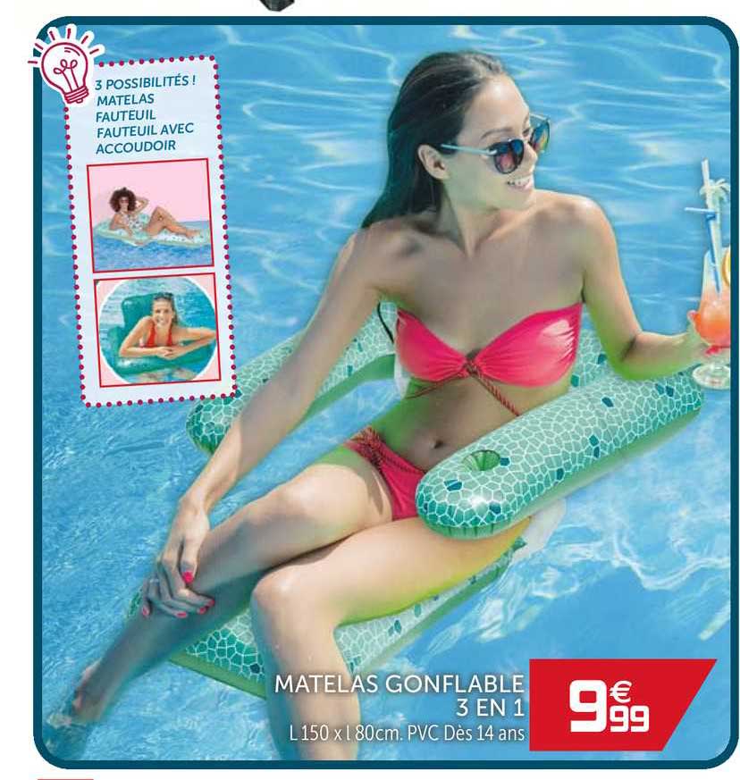 Matelas Gonflable 3 En 1