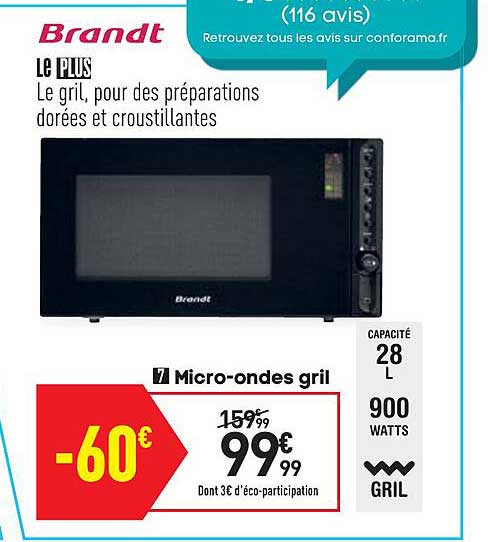 micro-ondes gril bandt