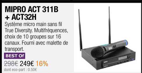 mipro act 311b + act32h