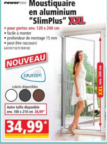 Moustiquaire En Aluminium "slimplus" Powertec