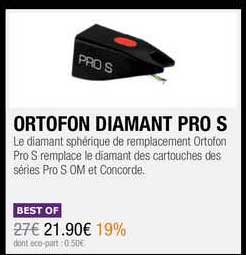 ortofon diamant pro s