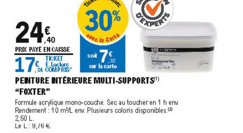 Peinture Intérieure Multi-supports "foxter"