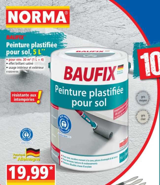 Peinture Plastifiée Pour Sol, 5l Baufix