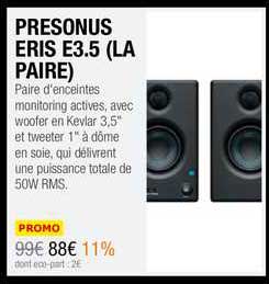 presonus eris e3.5 (la paire)