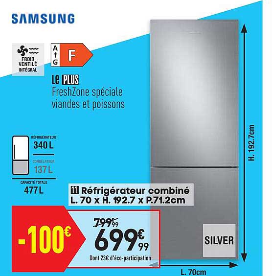 Réfrigérateur Combiné Samsung
