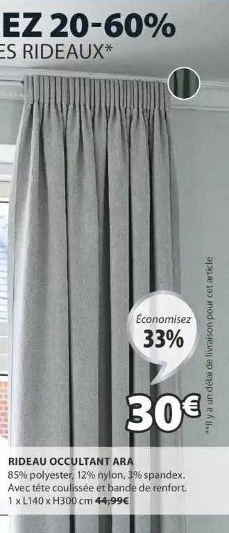 rideau occultant ara