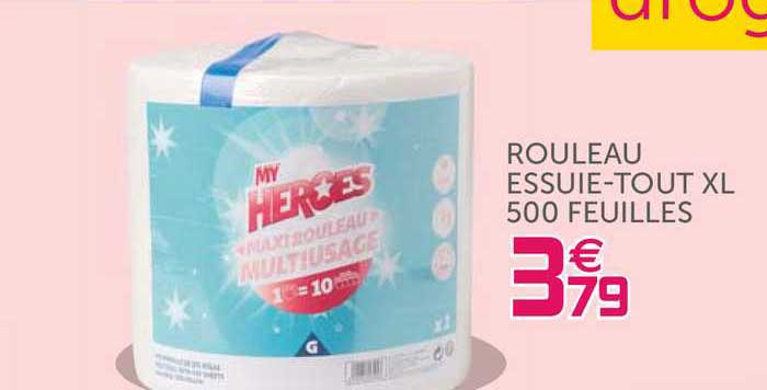 rouleau essuie-tout xl 500 feuilles