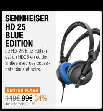 sennheiser hd 25 blue edition