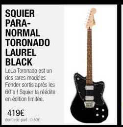 squier para-normal toronado laurel black
