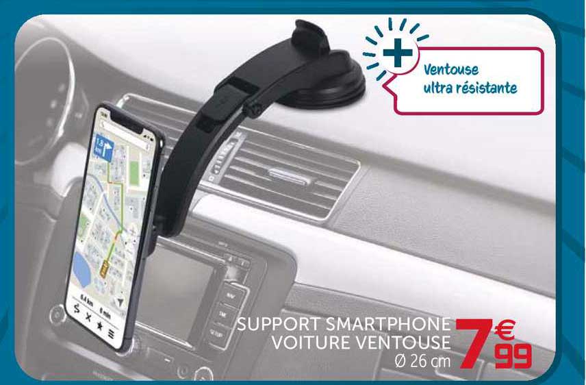 Support Smartphone Voiture Ventouse