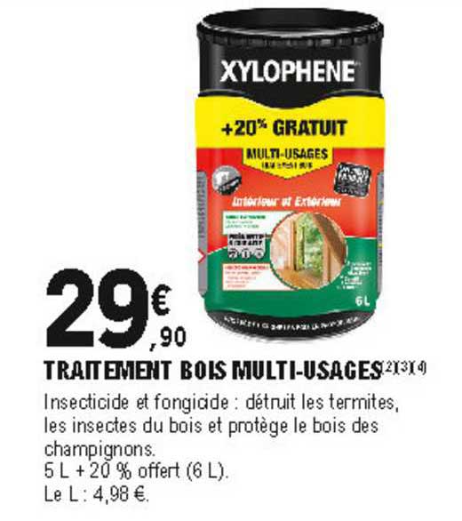 traitement bois multi-usages