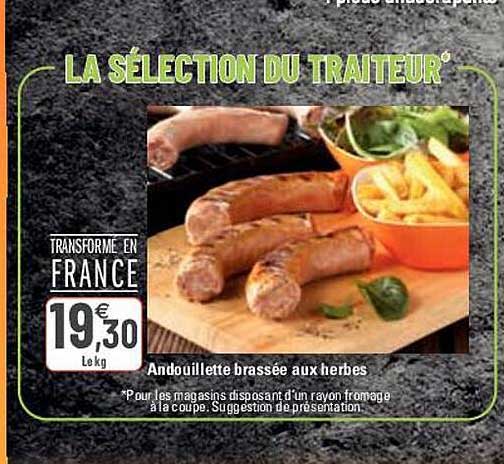 andouillette brassée aux herbes