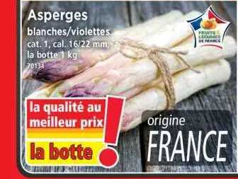 Asperges Blanches - Violettes