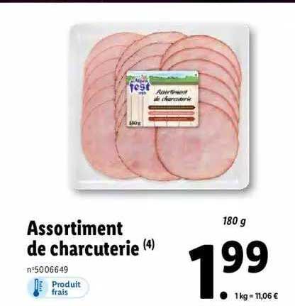 assortiment de charcuterie alpen fest