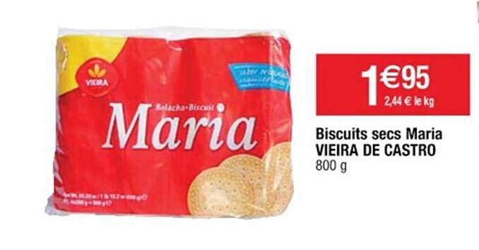 biscuits secs maria vieira de castro