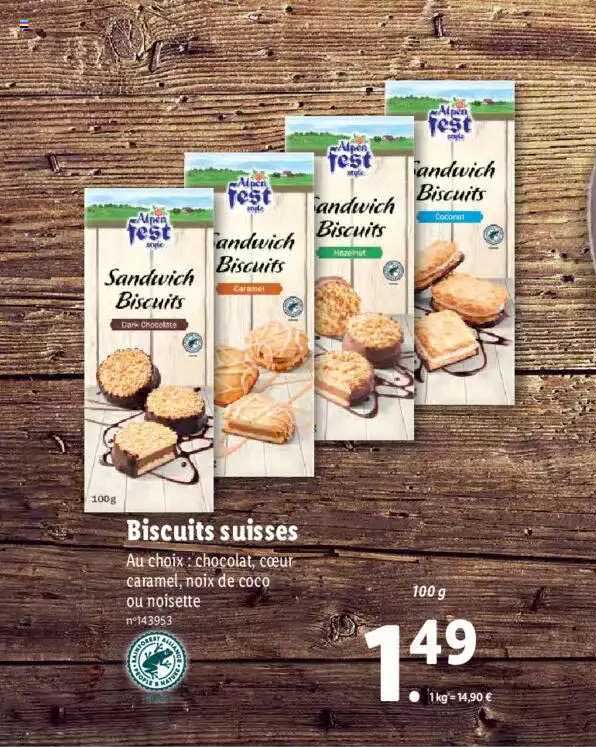 biscuits suisses alpen fest
