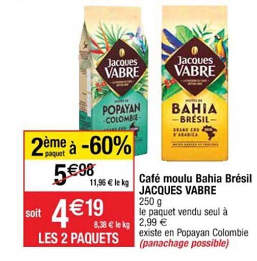 café moulu bahia brésil jacques vabre