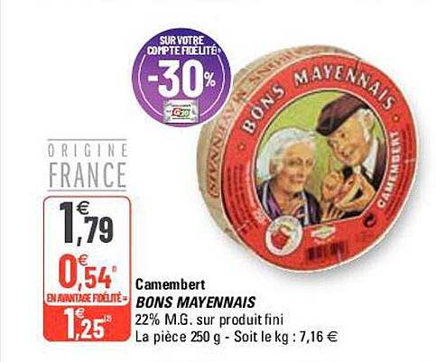 camembert bons mayennais