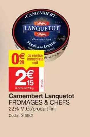 camembert lanquetot fromages & chefs