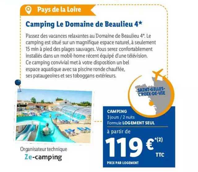 camping le domaine de beaulieu 4*