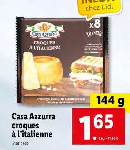 casa azzurra croques à l'italienne