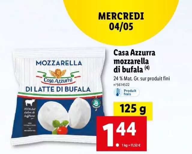 casa azzurra mozzarella di bufala